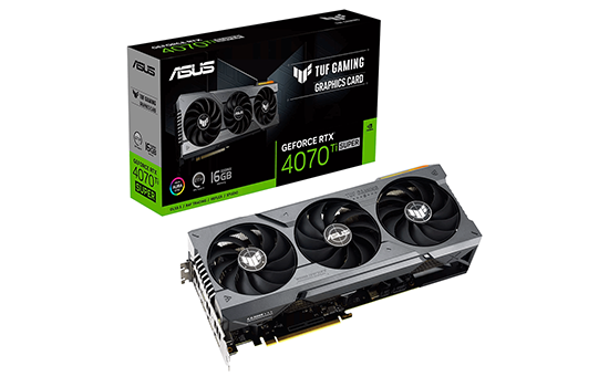 Placa de Vídeo Asus TUF Gaming GeForce RTX 4070 Ti Super OC Placa de Vídeo Asus TUF Gaming GeForce RTX 4070 Ti Super OC